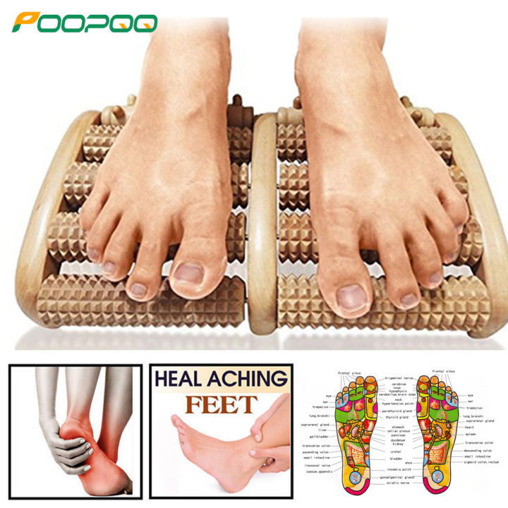 Wooden Foot Roller For Plantar Fasciitis Relief, Heel, Arch, Muscle Aches, Foot Pain, Stress Relief