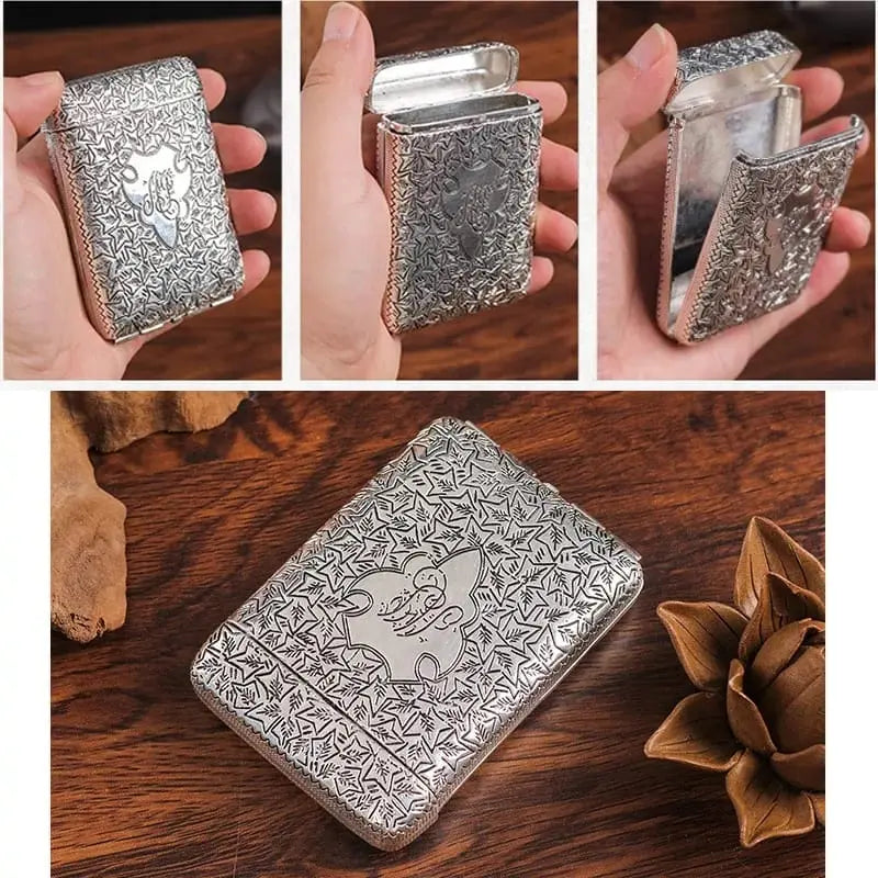 High-Quality Metal Vintage Cigarette Case