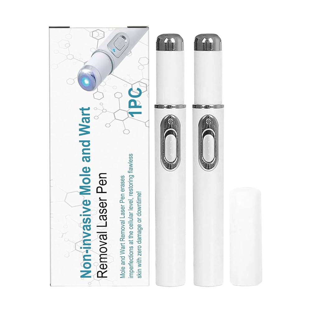 Non-Invasive Acne & Wart Removal Laser Pen with Heating (No Side Effect)