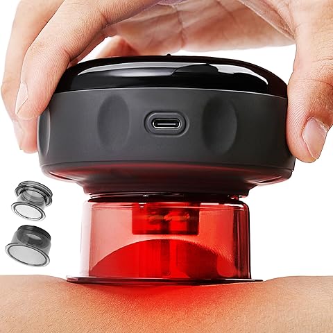 Electric Cupping Massager with Infrared Therapy – Pain Relief & Muscle Recovery