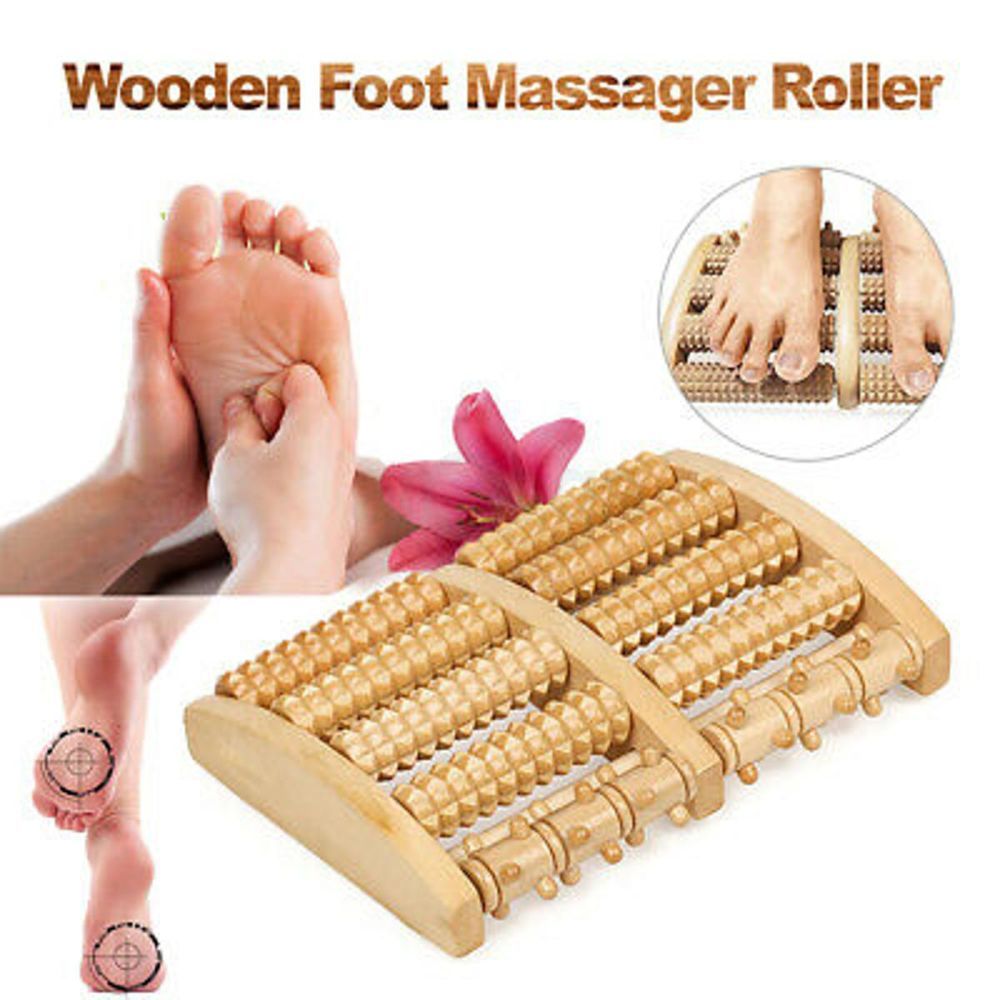 Wooden Foot Roller For Plantar Fasciitis Relief, Heel, Arch, Muscle Aches, Foot Pain, Stress Relief